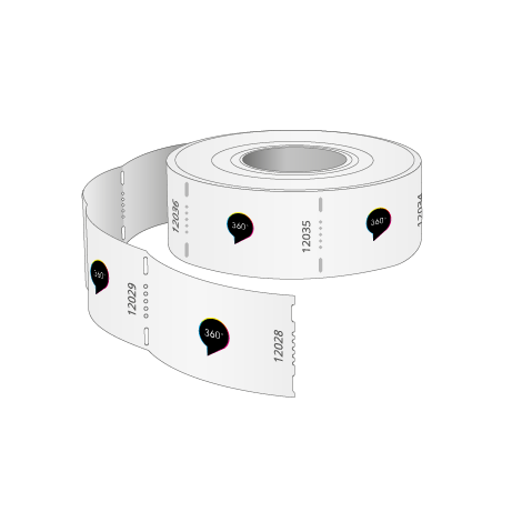 Rollengutscheine (500 Abrisse) Individualdruck